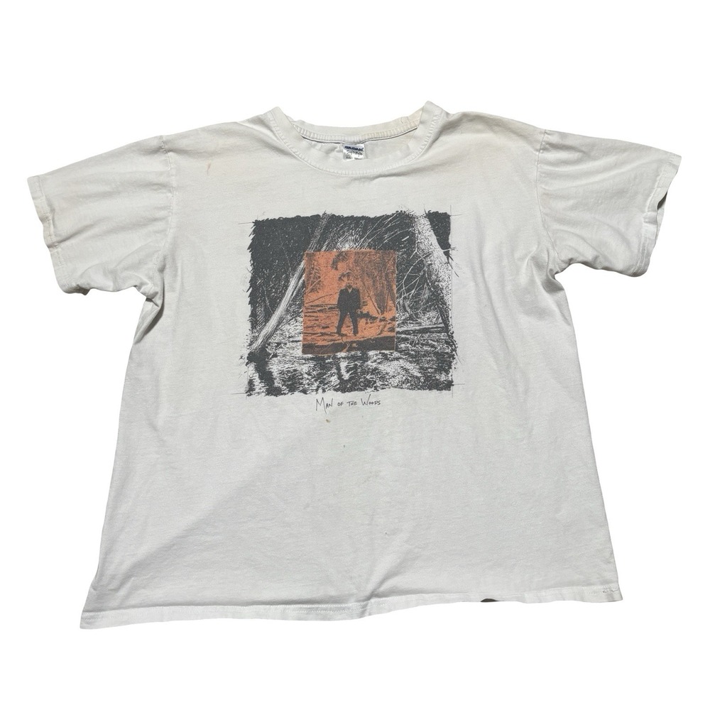 Justin Timberlake Man Of The Woods Tour  T Shirt Women's Large 21 x 25‎